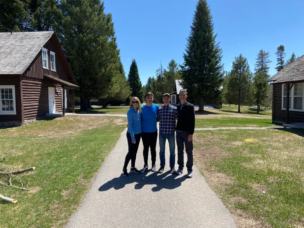 Historic railroad-era cabins at Harriman State Park