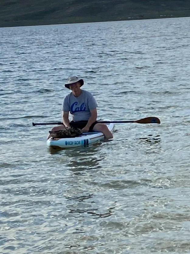 Paddleboarding on Island Park Reservoir