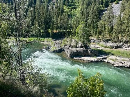 Lunch Counter rapid on Snake River Canyon
