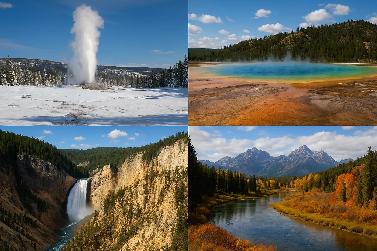 Dramatic weather over Yellowstone landscape showing the importance of layered packing