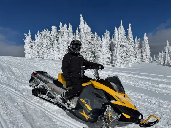 Two Top Mountain snow ghosts — supercooled droplets freeze on contact building thick ice layers
