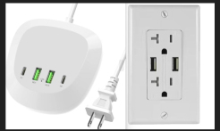 Convenient USB charging ports provided