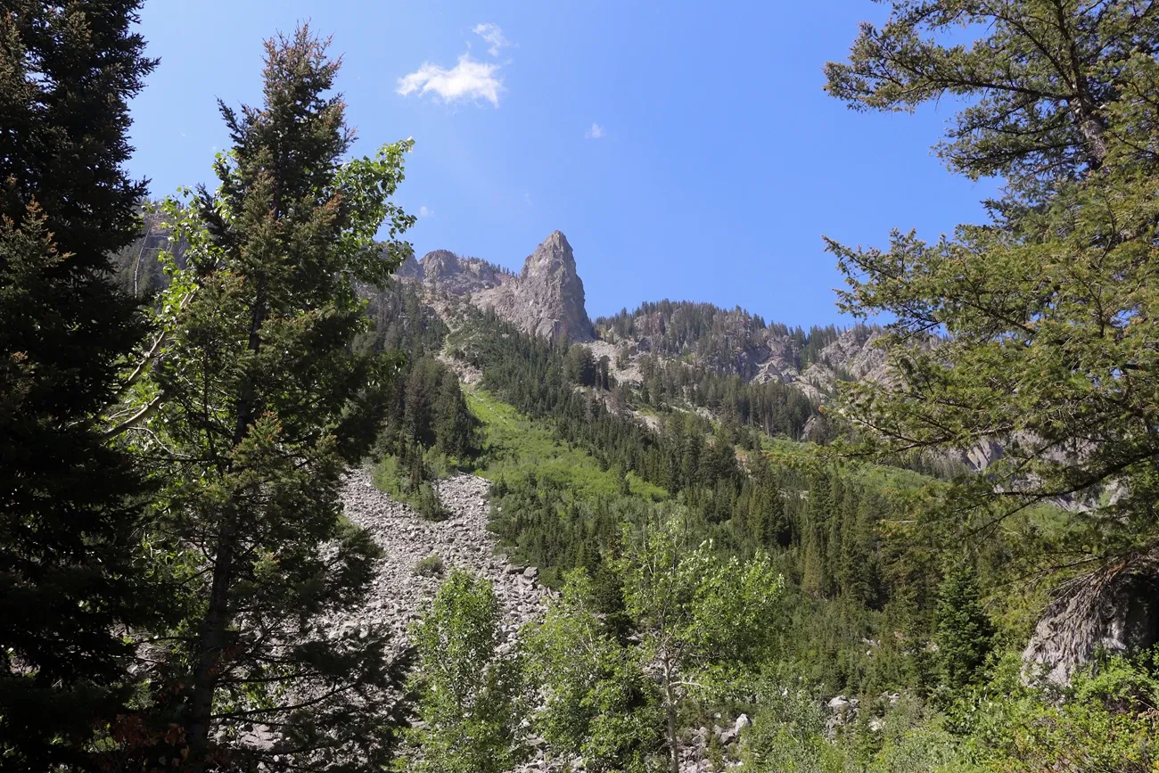 Granite Canyon in Grand Teton