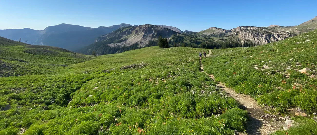Teton Crest Trail in Grand Teton