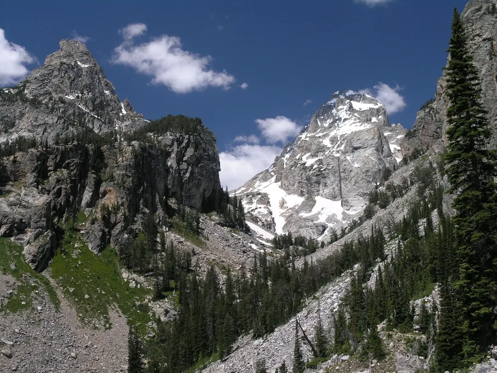 Middle Teton in Garnet Canyon
